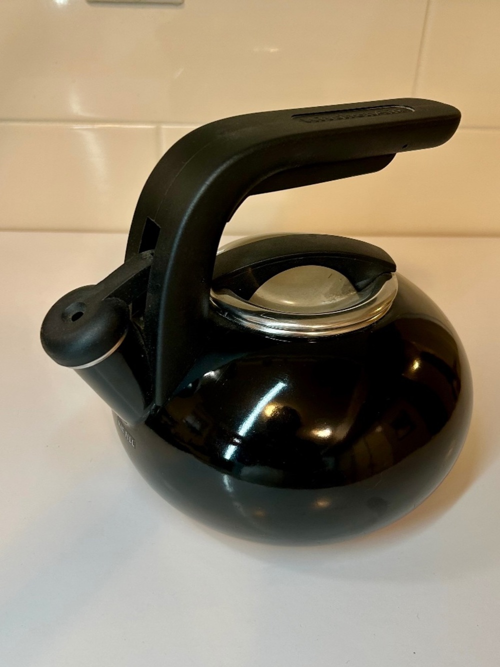 KitchenAid  Teapot Kettle Black Stainless Steel 1.4 L